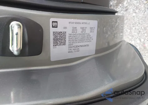 2022 Chevrolet Corvette Stingray Rwd 3Lt from USA, damaged, VIN 1G1YC2D47N5104751